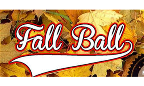 Fall Ball Registration Runs Until August 25th