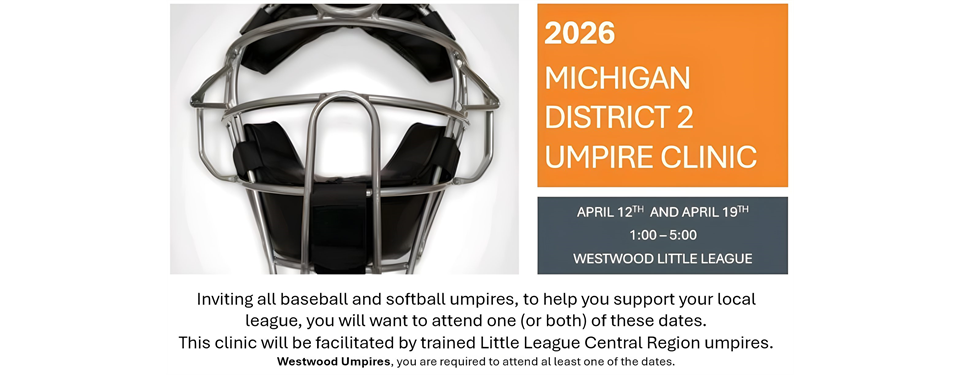 2026 Michigan District 2 Umpire Clinic