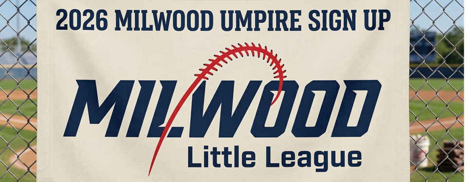 Milwood Little League Umpire Sign-Up