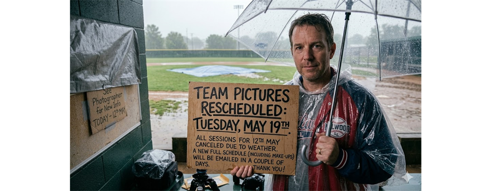 WEATHER UPDATE: Team Pictures Rescheduled