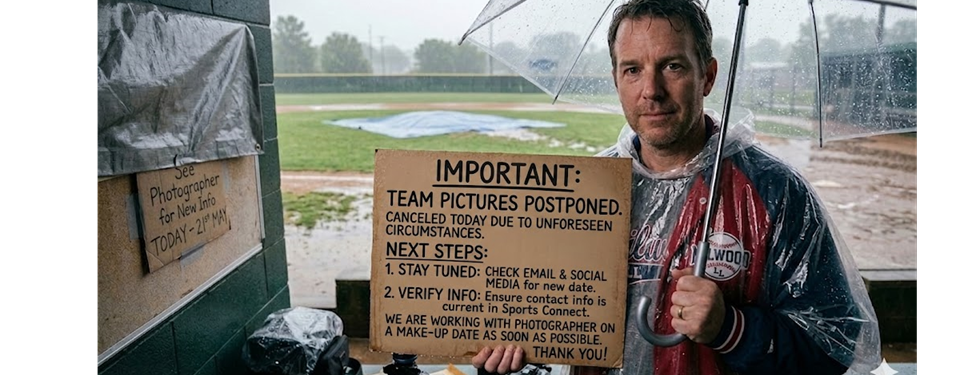 May 13 Team Pictures Postponed 