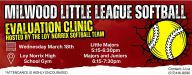 Milwood Little League Softball Clinics