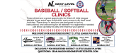 Next Level Baseball/Softball Clinics
